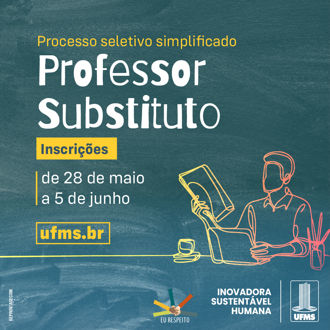 Processo Seletivo para professores substitutos terá vagas em oito municípios