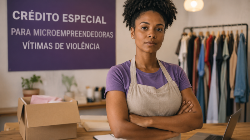 Microempreendedoras vítimas de violência terão crédito especial