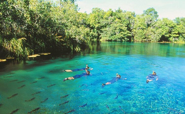 Bonito ganha reforço na proteção ambiental com obra de saneamento que protege o Rio Formoso