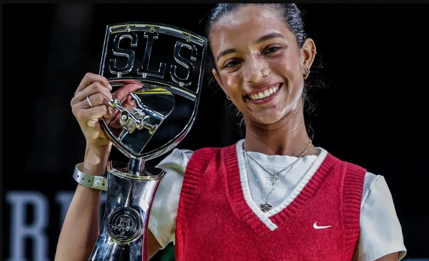 Rayssa é campeã da etapa carioca da Liga Internacional de Skate Street